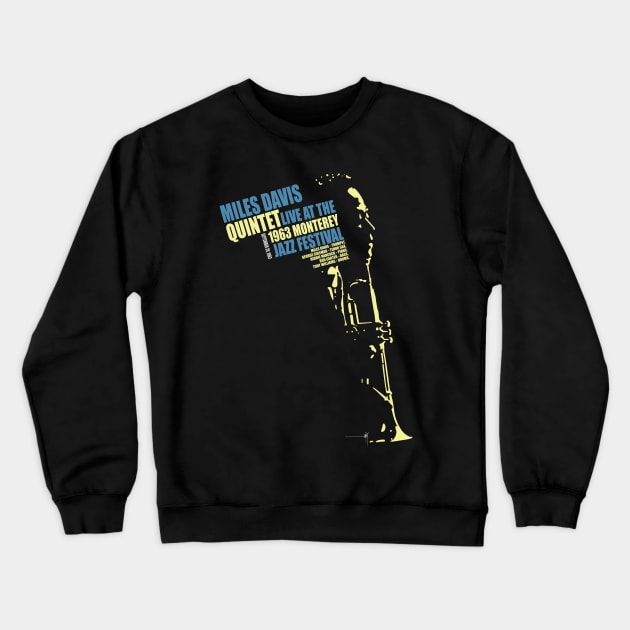 1963 Monterey Jazz Fest Crewneck Sweatshirt by Jun Pagano